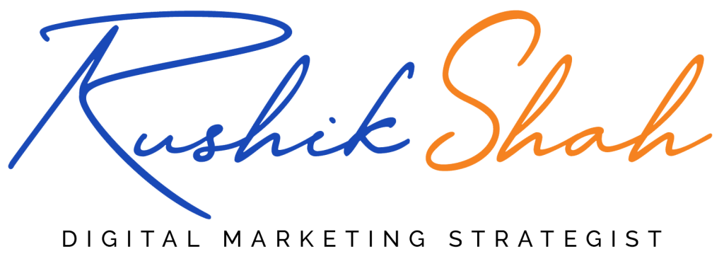 Rushik Shah - Digital Growth Strategist Logo